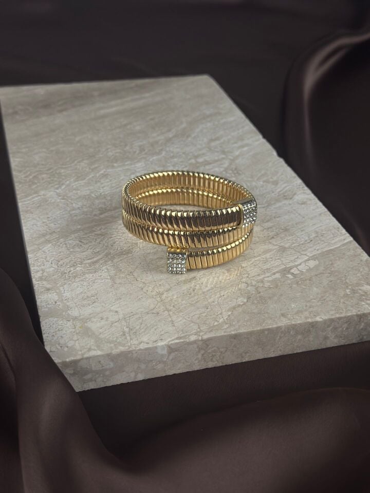 Gold Taş Detaylı Bileklik